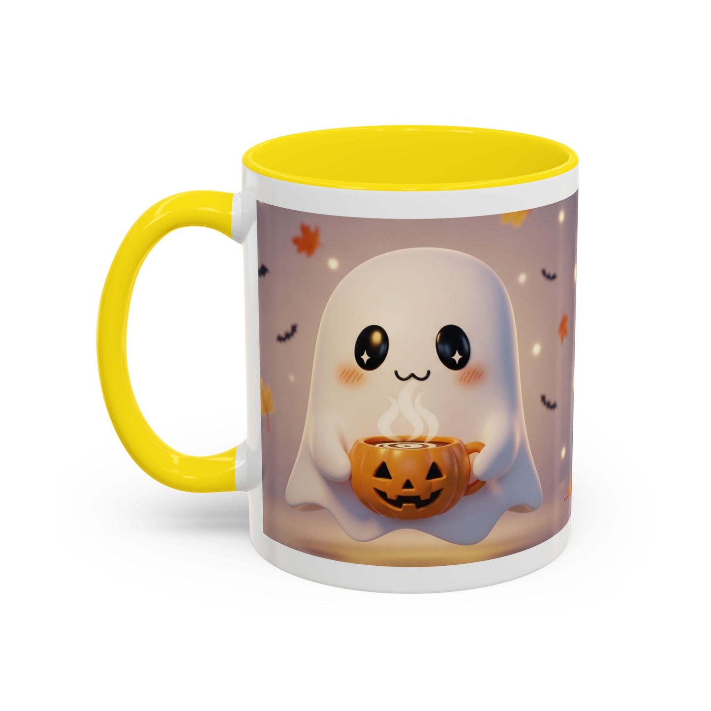 Cute Halloween Ghost Coffee Mug - 11oz - Perfect for Fall & Spooky Season