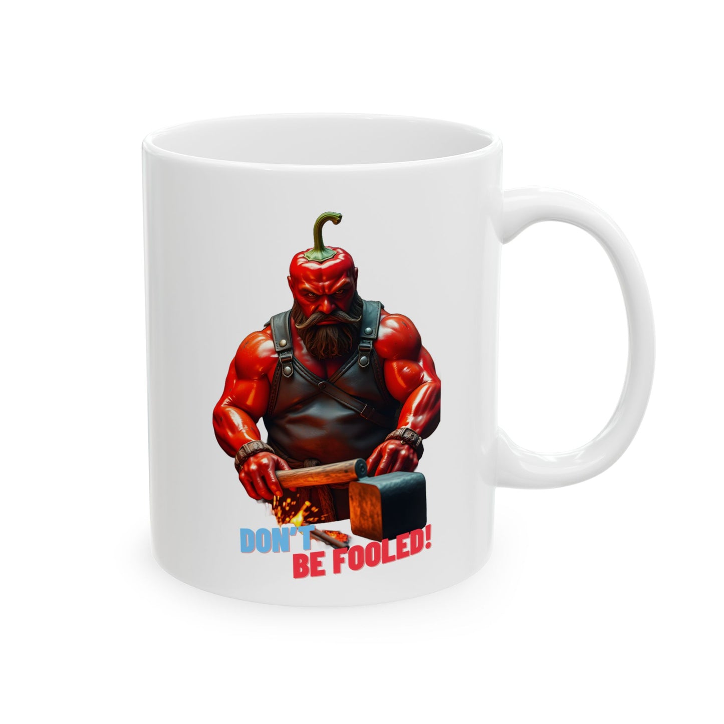 Inspirational Boxer Ceramic Mug - Motivational Coffee Cup (11oz, 15oz)