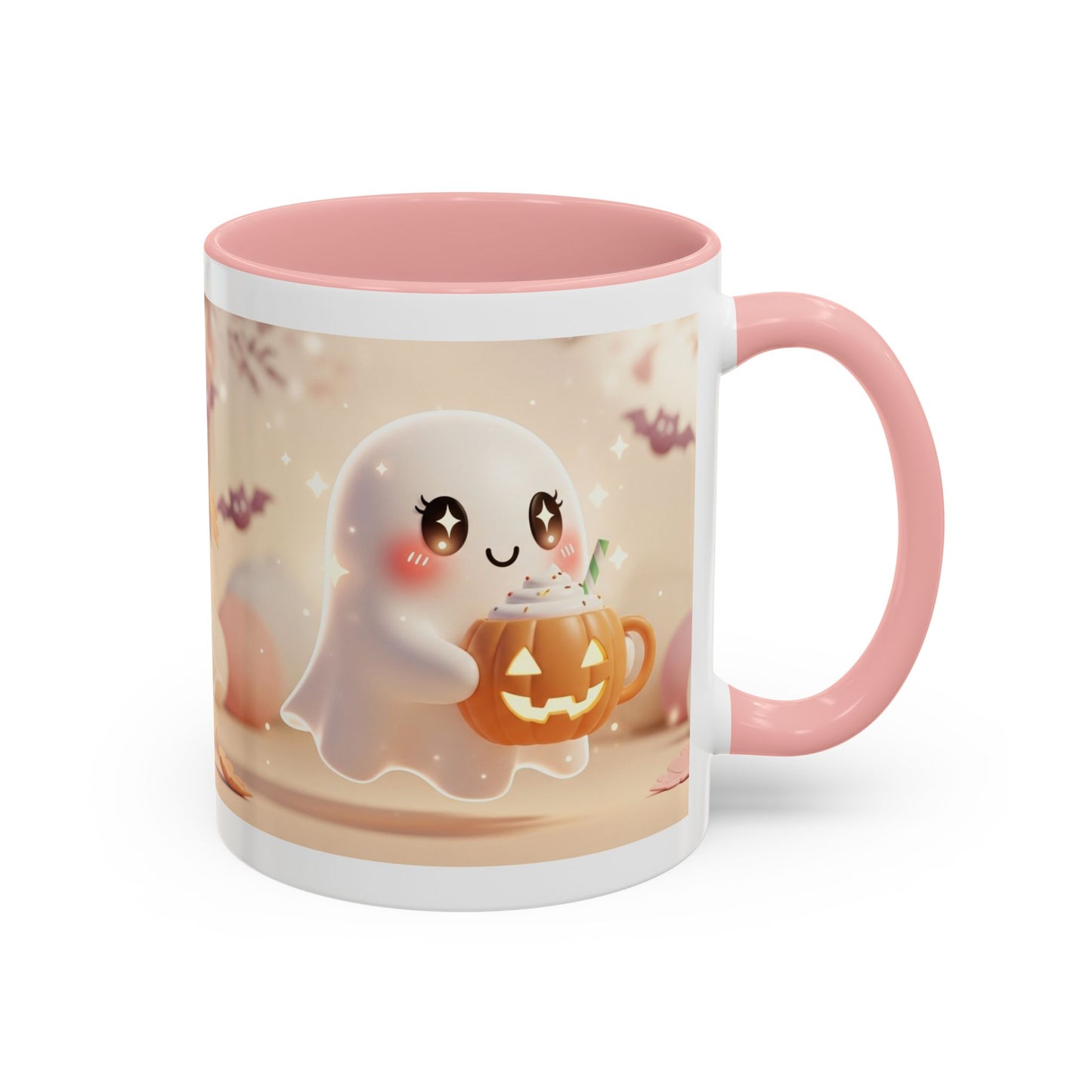 Cute Halloween Ghost Coffee Mug - 11oz - Perfect for Fall & Spooky Season