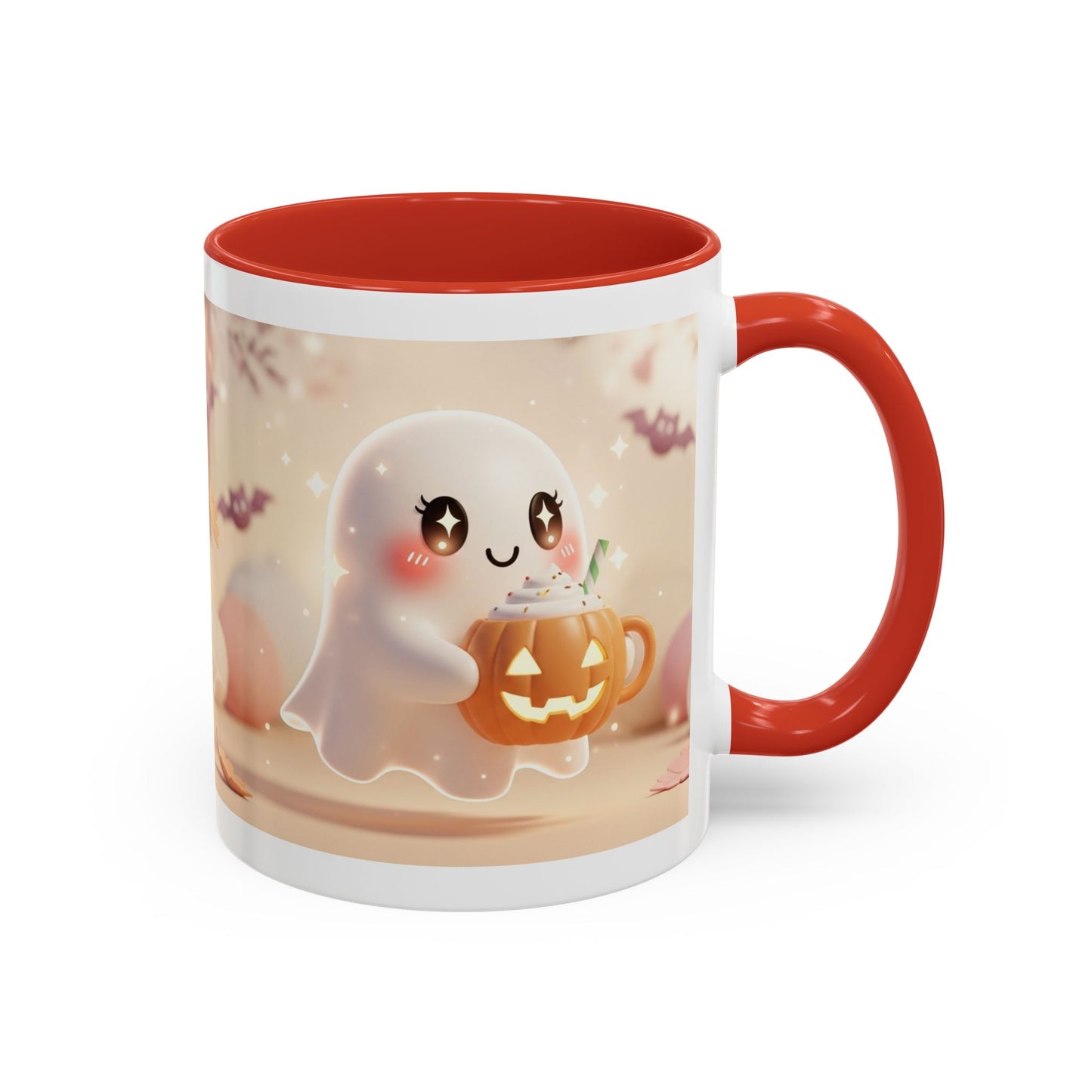 Cute Halloween Ghost Coffee Mug - 11oz - Perfect for Fall & Spooky Season