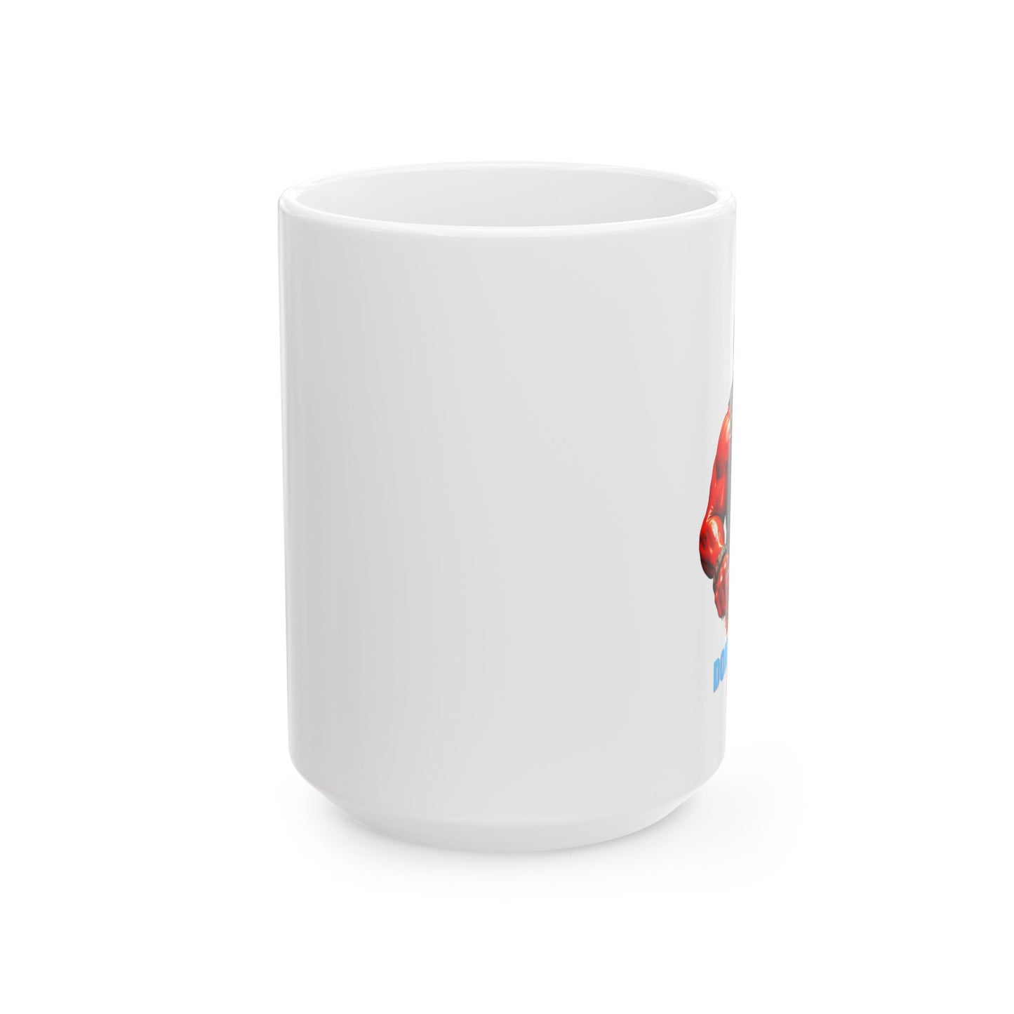 Inspirational Boxer Ceramic Mug - Motivational Coffee Cup (11oz, 15oz)