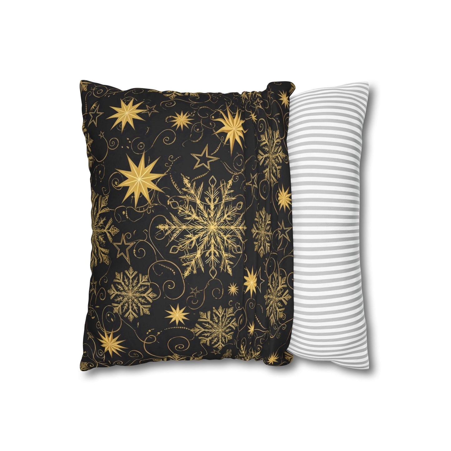 Starry Night Faux Suede Pillowcase