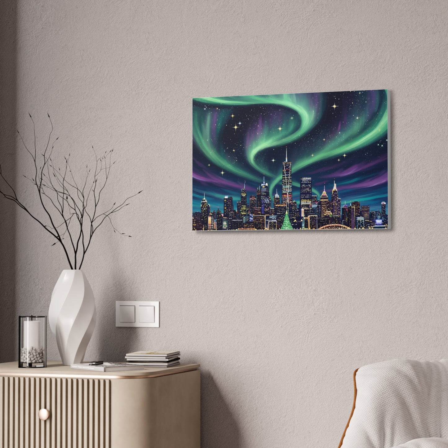 Northern Lights Canvas Art Print