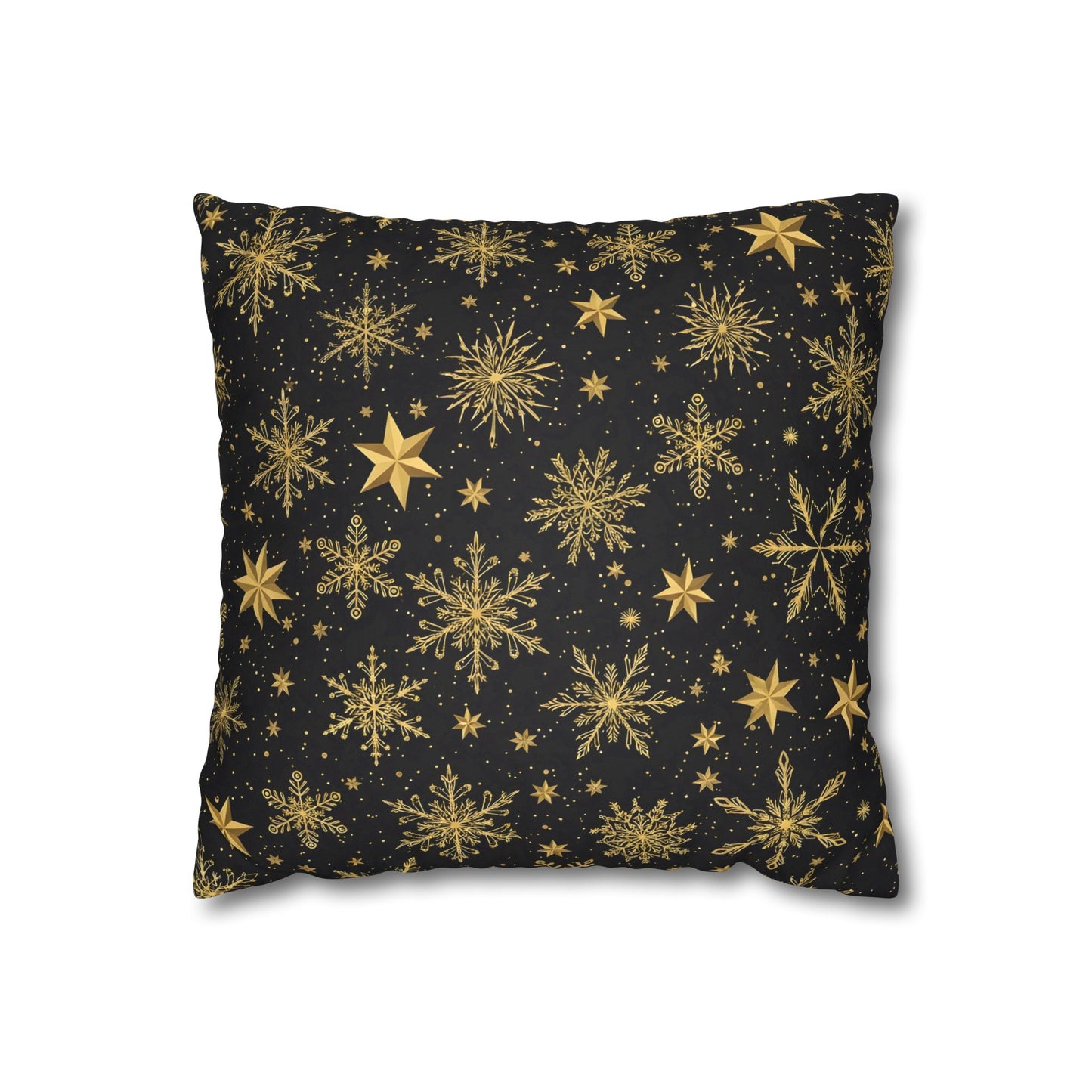 Starry Night Faux Suede Pillowcase