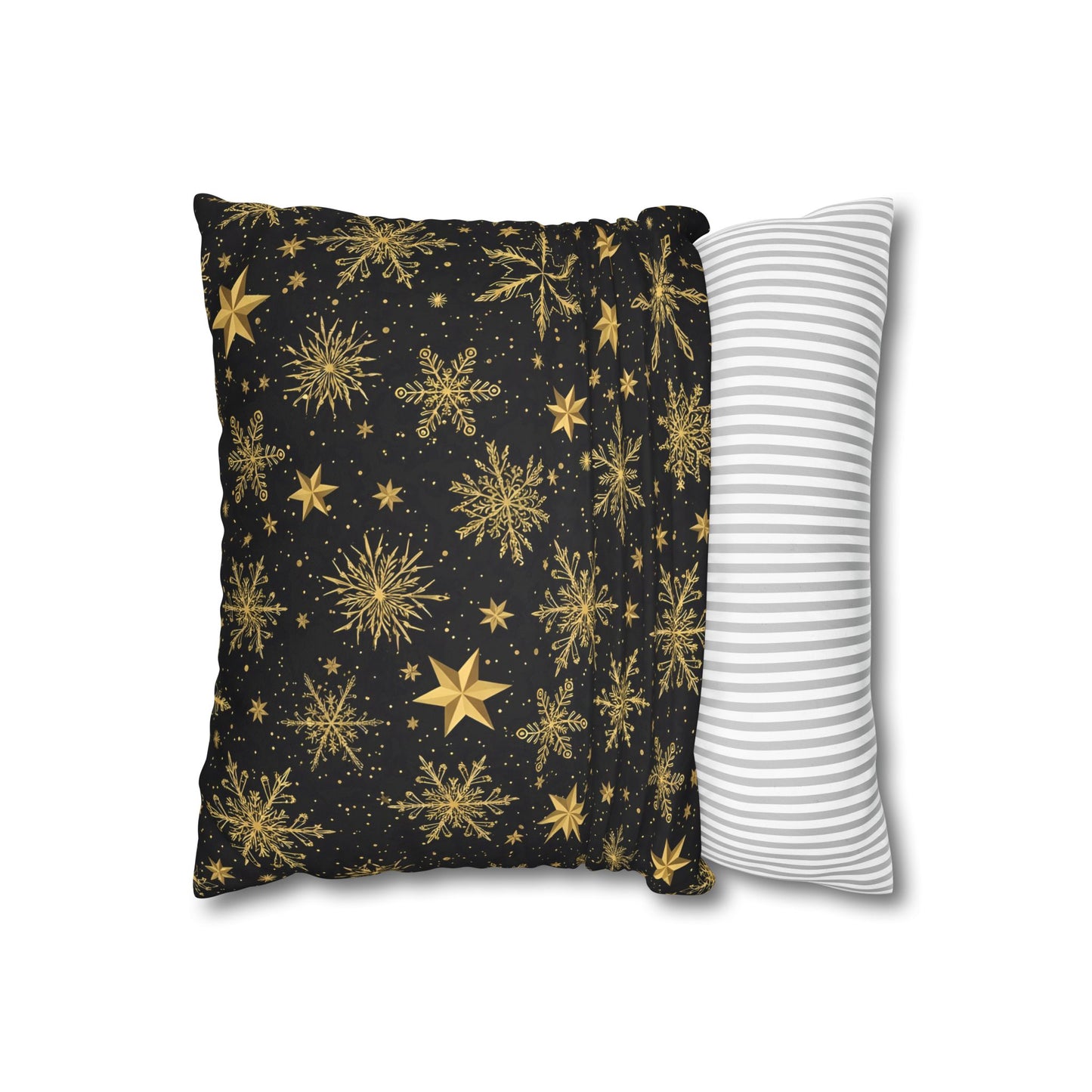 Starry Night Faux Suede Pillowcase