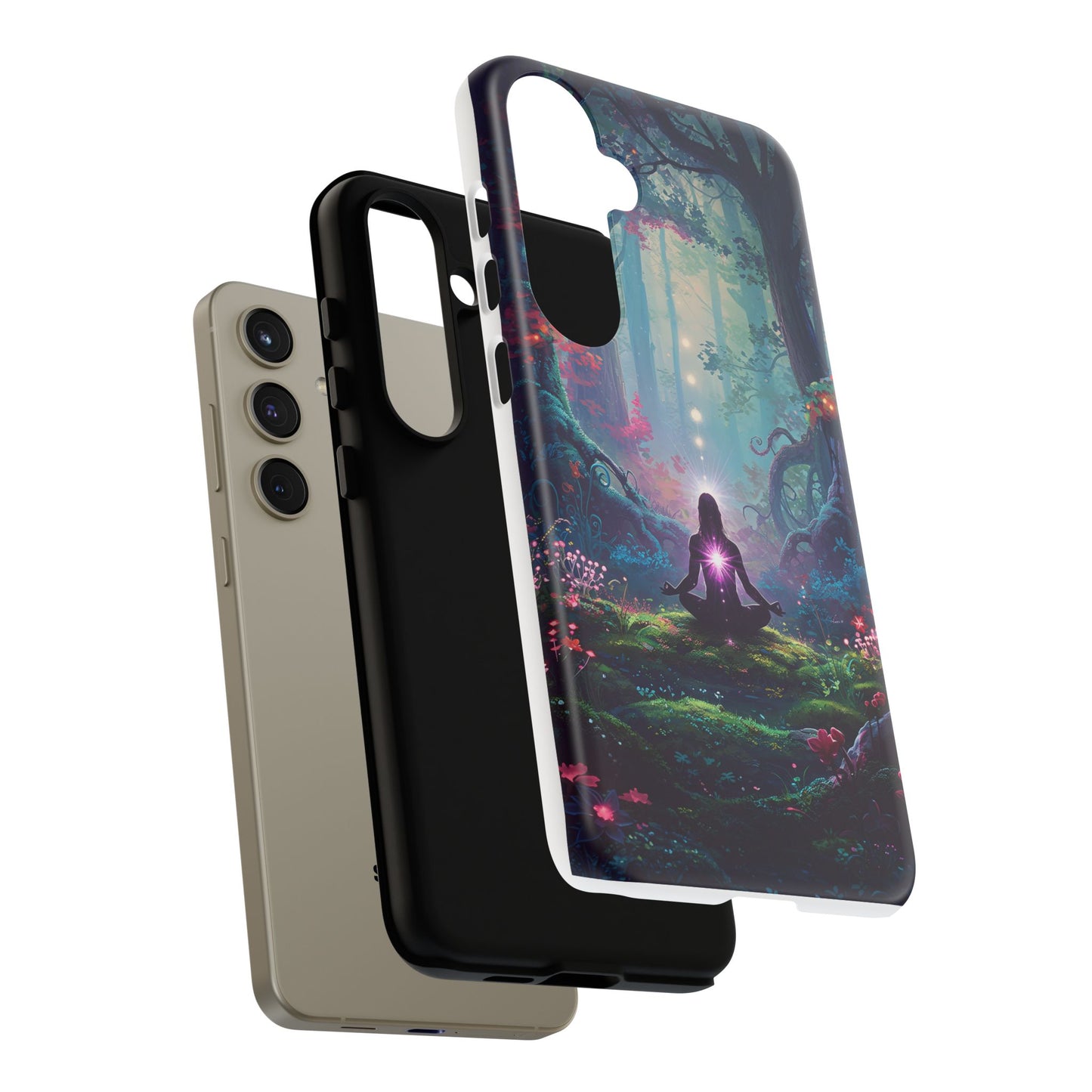 Serene Forest Phone Case – Tough Cases with Meditation Design