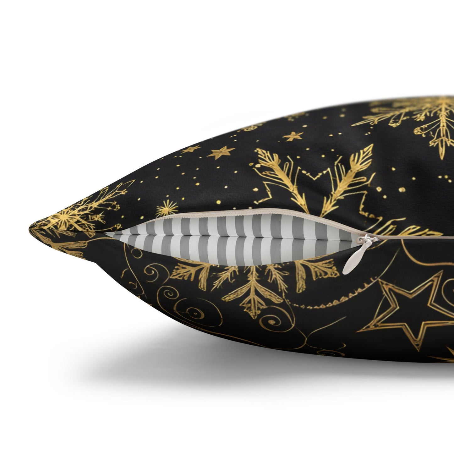 Starry Night Faux Suede Pillowcase